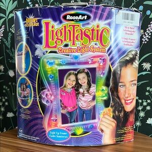 VINTAGE Y2K Rose Art Lightastic Light up Frame NEW IN BOX!! REQUIRES BATTERIES!